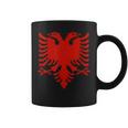 Albanian Flag Albania Eagle Shqip Shqiponja Albania Tassen