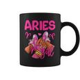Aries Girl Birthday Queen Sneakers Zodiac Sign Coffee Mug