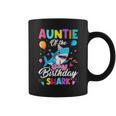 Auntie Of The Shark Birthday Boy Girl Party Family Group Coffee Mug
