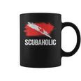 Bandera Buceadora Para Amantes Del Buceo Taza de café