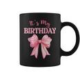 Birthday Girl Coquette Birthday Girl Pink Coquette Bow Coffee Mug