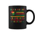 Black History Is American History Patriotic African American Coffee Mug