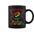 Black History Breaking Every Chain African American Pride Coffee Mug