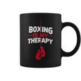 Boxeador De Boxeo Con Cita De Boxeo Para Artes Marciales Mixtas Taza de café