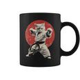 Cat Karate Judo Japan Japanese Flag Graphic Coffee Mug