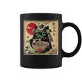 Cat Ramen Japanese Samurai Kawaii Cat Anime Girls Boys Coffee Mug