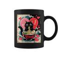 Cat Ramen Kawaii Cat Graphic Anime Valentines Day Coffee Mug
