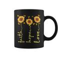Christian For Sunflower Faith Hope Love Coffee Mug