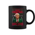 Make Christmas Great Again Santa Trump Christmas Ugly Taza de café