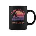 I Climb Like A Girl Try To Keep Up Rock Climbing Climber Coffee Mug
