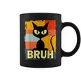 Cool Cat Bruh Slang Cat Meme Culture Cat Sarcastic Graphic Print Coffee Mug
