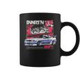 Cool Retrointage Japonés Jdm Tokio Japón Drift Race Car Taza de café