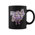 Coquette Bow Mardi Gras New Orleans Louisiana Dalmatian Dots Coffee Mug
