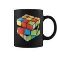 Cube Rétro Pixel Rubik Multicolore Cadeau Tasse