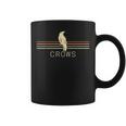 Cuervos Retro Hombres Cuervos Cuervo Negro Pájaro Cuervo Para Hombres Taza de café