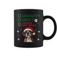 Cute Boxer Dog Dog Christmas Naughty Nice Tried My Best Coffee Mug