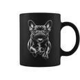 Cute French Bulldog In Run As Cool Portrait Tassen