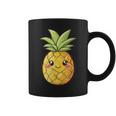 Cute Pineapple Face Kawaii Style Tassen