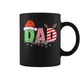 Dad Claus Xmas Christmas Lights Pajama Family Matching Coffee Mug