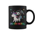 Death Metal Rock Music Death Riding Unicorn Unicorns Tassen