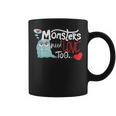 Día De Sanalentín Amor Monstruo Monstruos Necesitan Amor También Taza de café