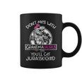 Dinosaur Don't Mess Grandmasaurus Women's Dinosaur Theme Black Small Coffee Mug