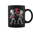 Divertido Boxeador Para Amantes Del Boxeo Kickboxing Esqueleto Taza de café