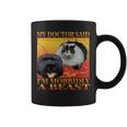 My Doctor Said I'm Morbidly A Beast Silly Fat Cat Meme Coffee Mug