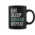 Eat Sleep Squash Repeat Squash Taza de café