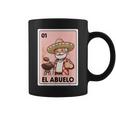 El Abuelo Grilling Grandpa Mexican Bingo Card Coffee Mug