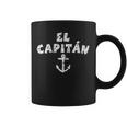El Capitanintage Blanc Gauche Ancre Bateau &Oile Tasse