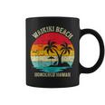 Family Vacation Vintage Retro Honolulu Hawaii Waikiki Beach Coffee Mug