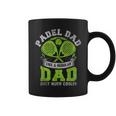 Father Like A Regular Dad Only Much Cooler Padel Dad Taza de café