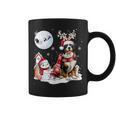 Bernese Mountain Dog Christmas Snowman Xmas Lights Tassen