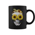 Skull Sunflower Skeleton Bandana Sunflower Skull Tassen