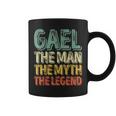 Gael El Hombre El Mito La Leyenda Camisa Primer Nombre Gael Taza de café
