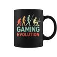 Gaming Evolution Humorideojuego Diciendo Divertido Gamers Taza de café