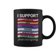 Gay Pride Lgbt Support Trans Pan Lesbian Bi Equality Tassen