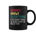 Grampie Know Everything Father's Day For Grandpa Coffee Mug