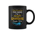 Some Grandads Feed Ducks Awesome Grandads Scuba Dive Graphic Print Coffee Mug