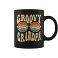 Groovy Grandpa Aesthetic Nostalgia 70'S Retro Grandpa Taza de café