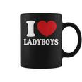 I Heart Love Ladyboys Asia Lover Thailand Ladyboy Graphic Print Coffee Mug