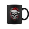 Heavy Xmas Skull With Santa Hat Ugly Hohoho Ho Tassen