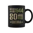 Hecho En 1944 80 Años Guerra Aniversarios Amigos Perfecto Taza de café