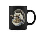 Hedgehog Eating Ramen Japanese Noodles Soup Coffee Mug
