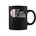 I Hit 100 Days Of School Baseball 100Th Day Of School Boys Coffee Mug