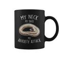 Hognose Snake My Neck My Back Cute Pet Reptile Lover Graphic Print Coffee Mug