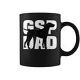 Hombre Puntero Inglés De Pelo Corto Regalo Gsp Dad Silhouette Taza de café