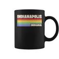 Indianapolis Indiana Pride Rainbow Flag Gay Pride Queer Tank Top Graphic Print Coffee Mug