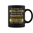 Installateur Kein Frauenarzt Slogan Plumber Tassen